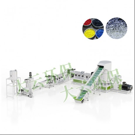 Jwell Three Machine Meaisín Pelletizing Athchúrsála Comhtháite